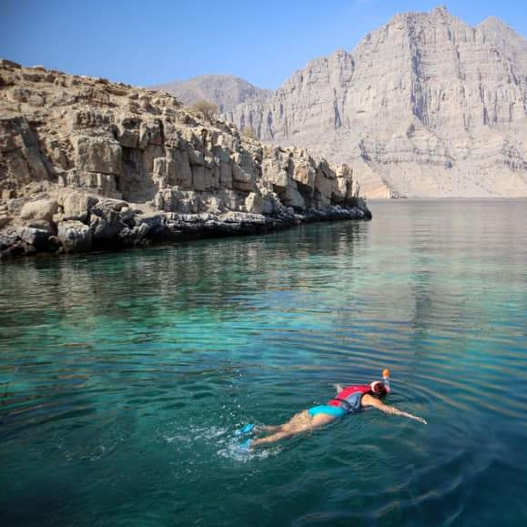 snorkeling in Musandam tour from Dubai