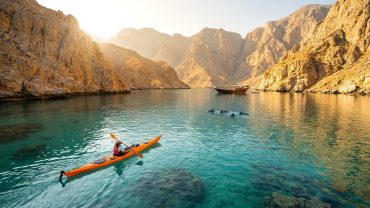 Sea kayaking in Oman’s rugged coast and blue waters